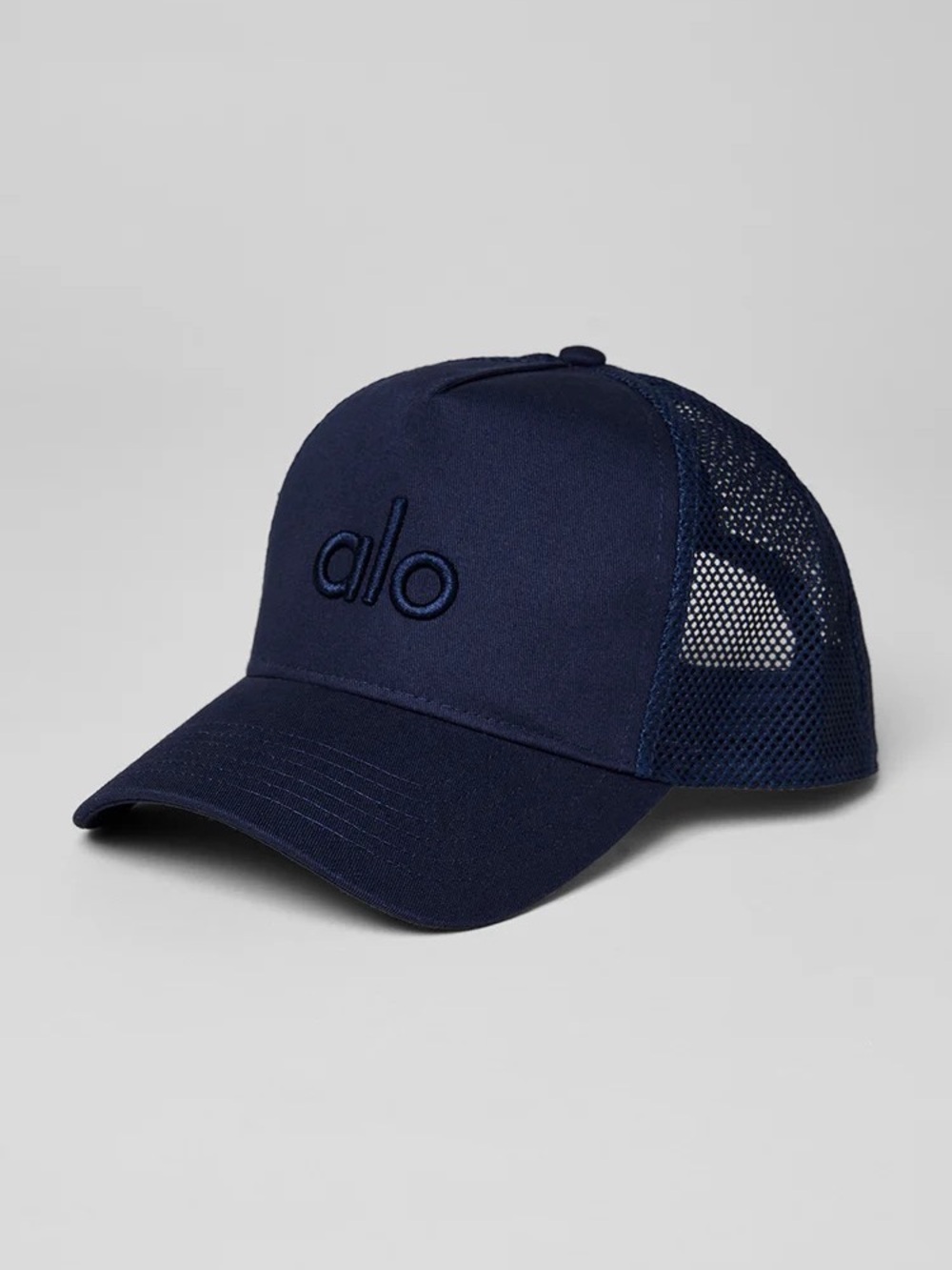 ALO Yoga Navy Mesh Trucker Hat